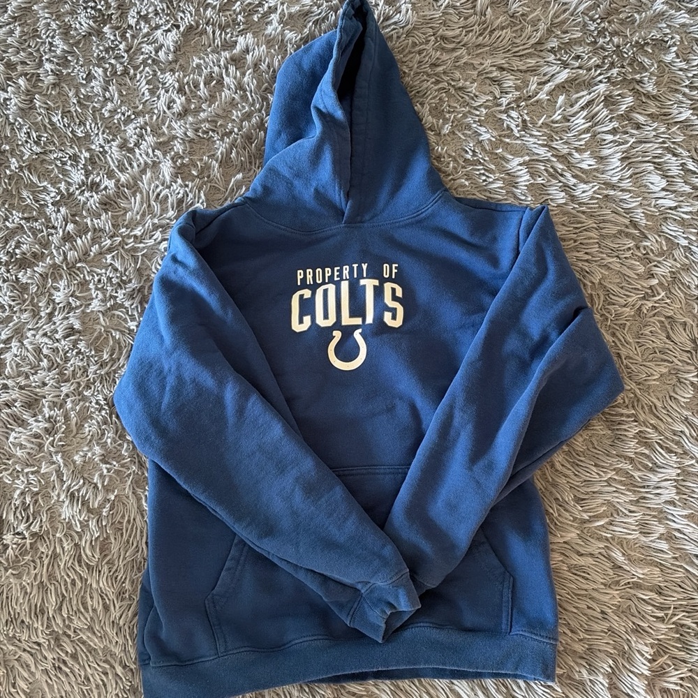 Reebok Blue 'Property of Colts' Kids Hoodie
